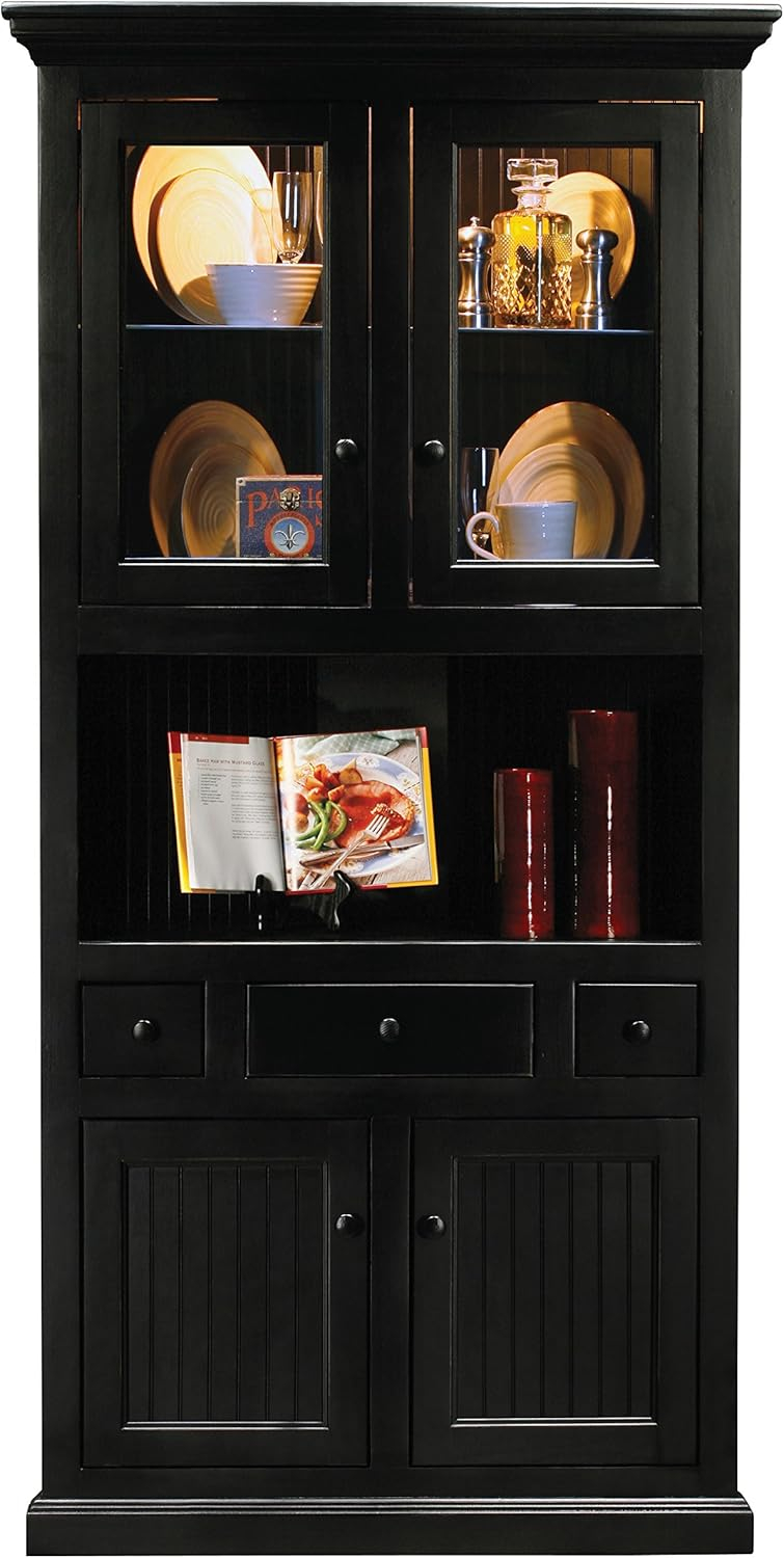 Amazon.com - Eagle Corner Dining Hutch/Buffet, Iron Ore Finish - Dining ... throughout Eagle Furniture Corner Dining Hutch/Buffet