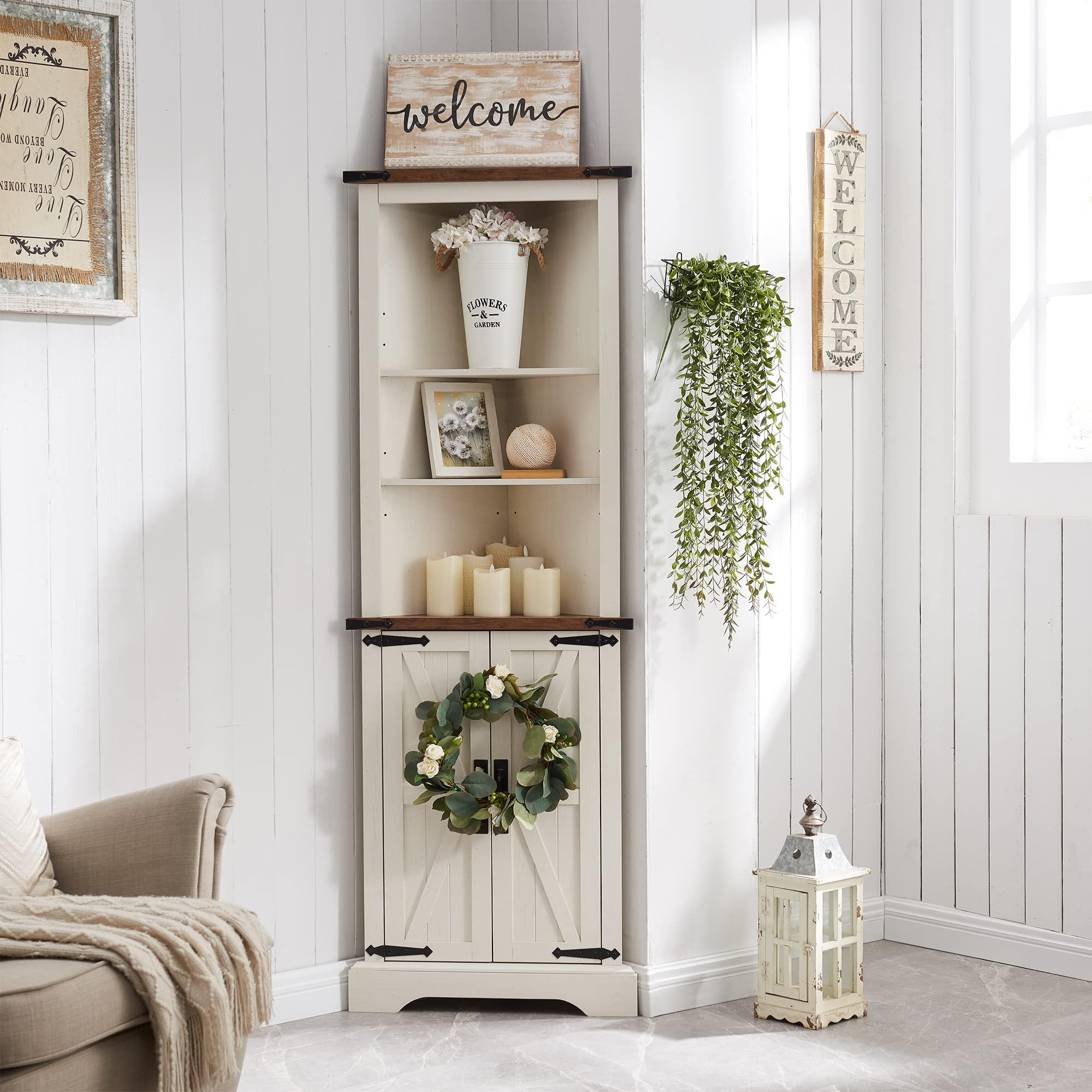 Amazon.com - Eagle Corner Dining Hutch/Buffet, White Finish - Dining ... with Eagle Furniture Corner Dining Hutch/Buffet