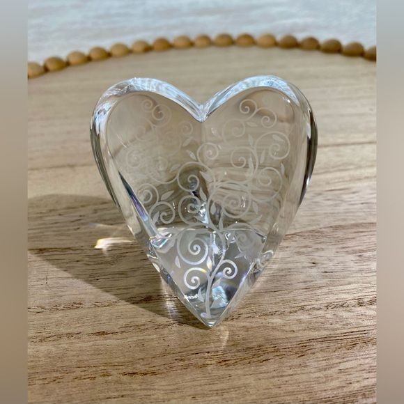 Baccarat | Art | Baccarat Clear Crystal Heart Wetched Scrolls ... with regard to Exploring the Crystal Flourishes and Etched Glass Details of a 2026 Design Icon