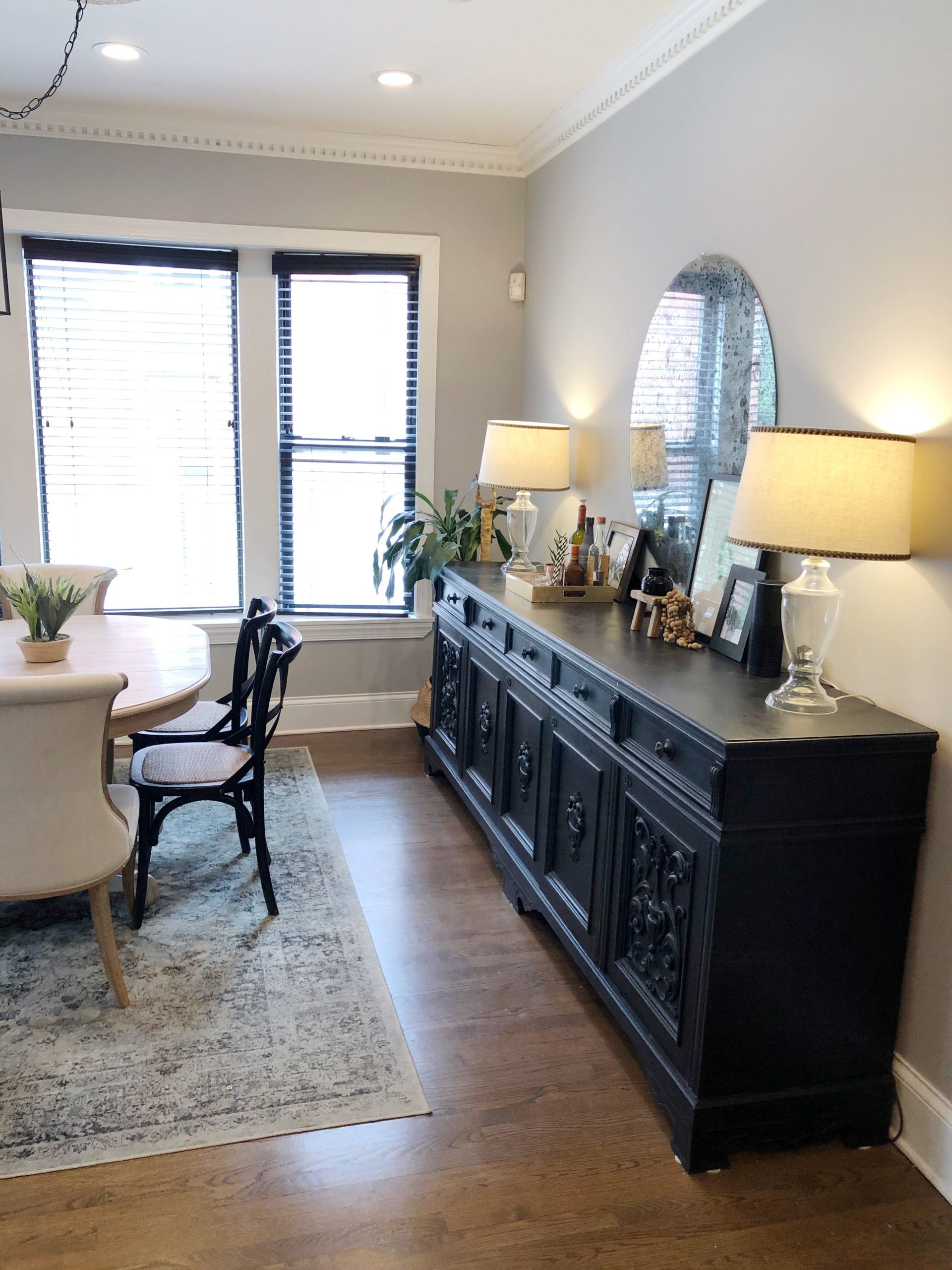 Black Dining Room Buffet with regard to Modern Corner China Buffet, Black