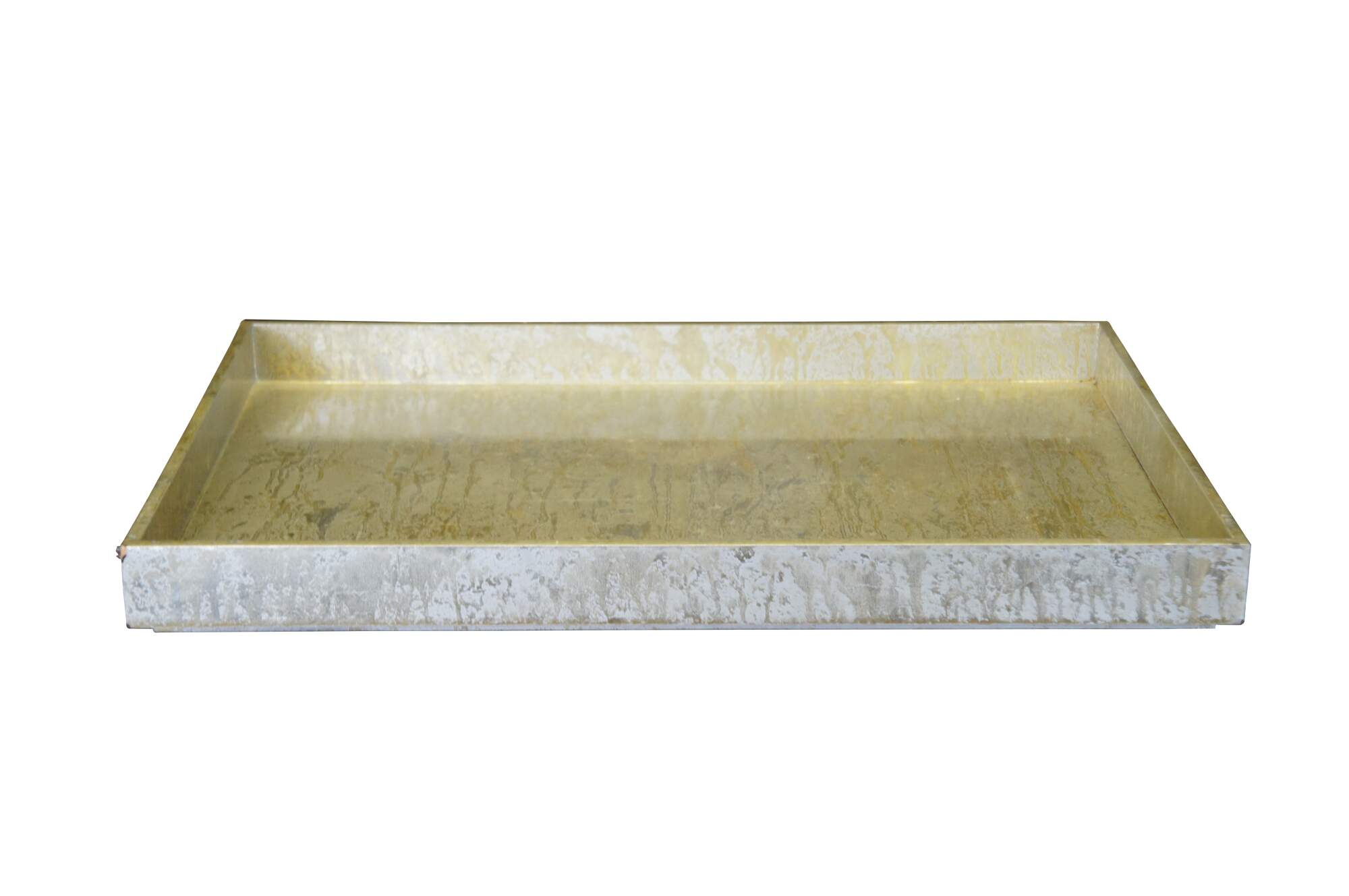 Champagne Silver Leaf Rectangular Studio Home Bar Serving Tray Platter 28" for Why Designers Are Turning to Champagne Silver Leaf Finishes for Transitional Statement Pieces in 2026