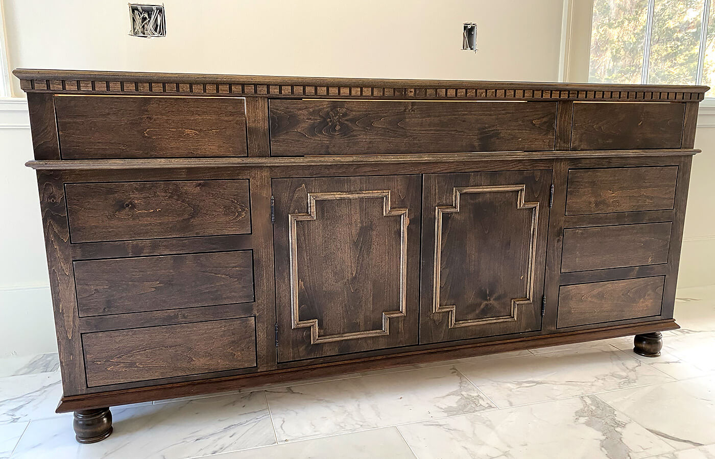 Eagle Woodworks | Custom Furniture in The Real Story Behind American Craftsmanship in Eagle Furniture’s Charcoal Buffet