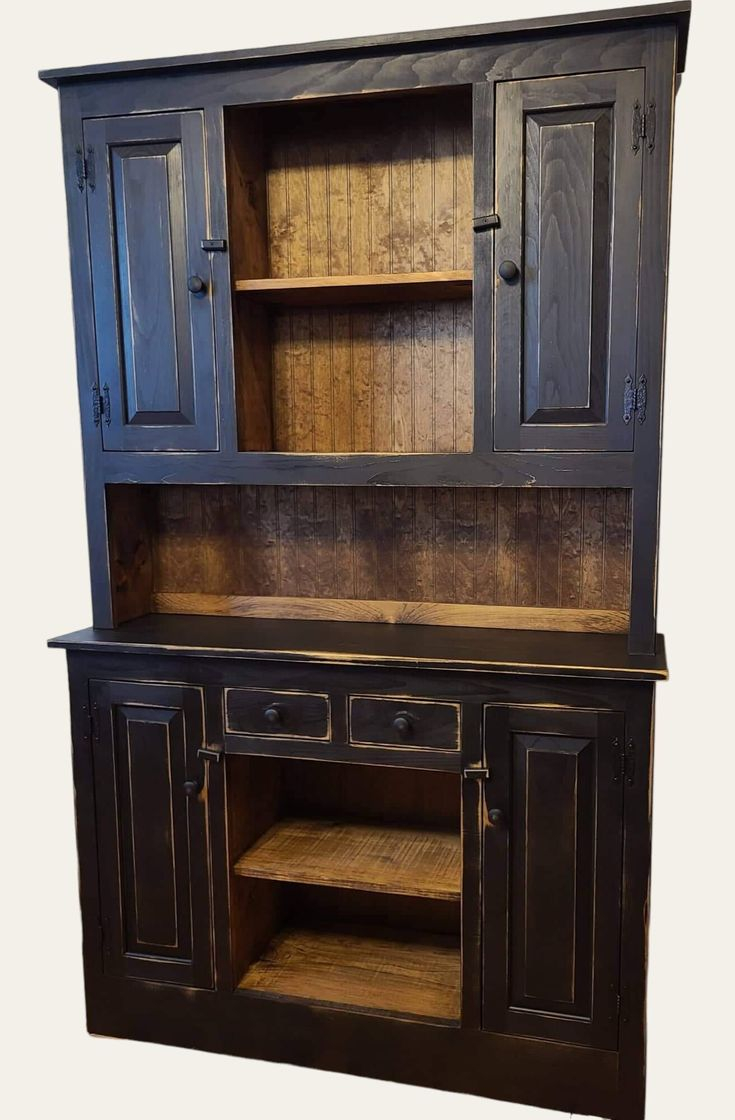 How To Build A Rustic Hutch At Angelina Toni Blog throughout Eagle Furniture Corner Dining Hutch/Buffet, Black