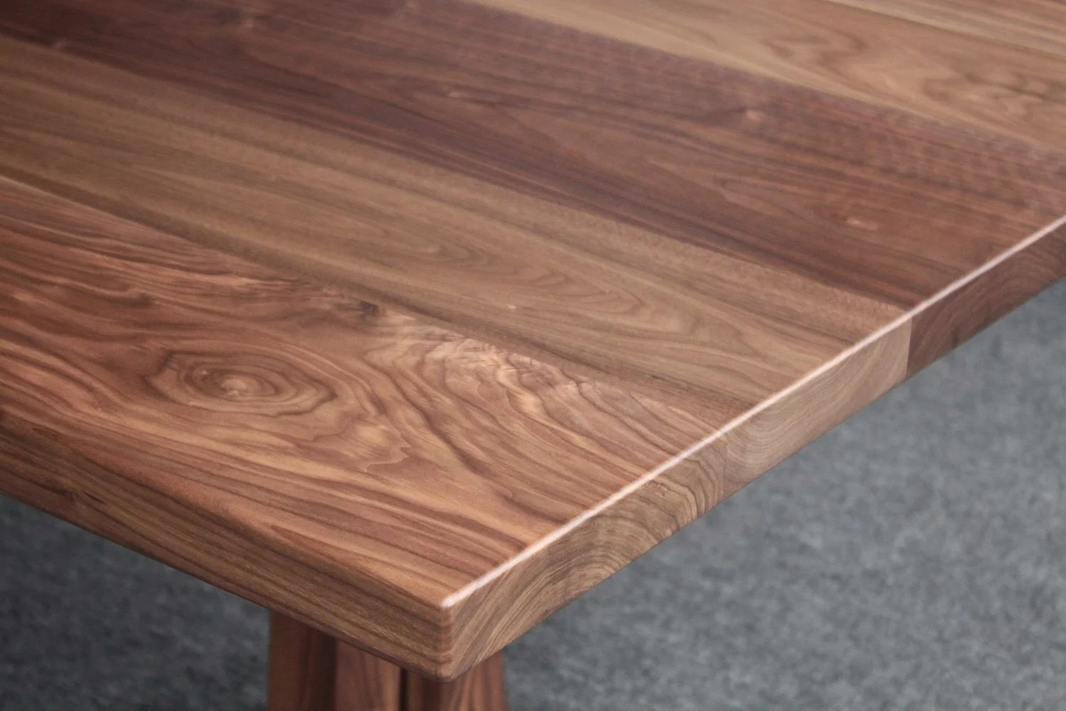 Outside The Box Handcrafted — Solid Black Walnut Dining Table ... inside The enduring appeal of black walnut veneers in modern dining room decor