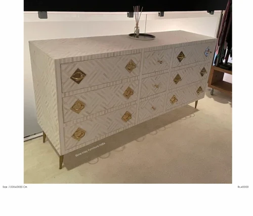 Rectangular Bone Inlay Credenza At Rs 40000 In Gurugram | Id: 2854464230373 for The Art of Bone Inlay and How the Melange Renee Credenza Elevates Modern Spaces