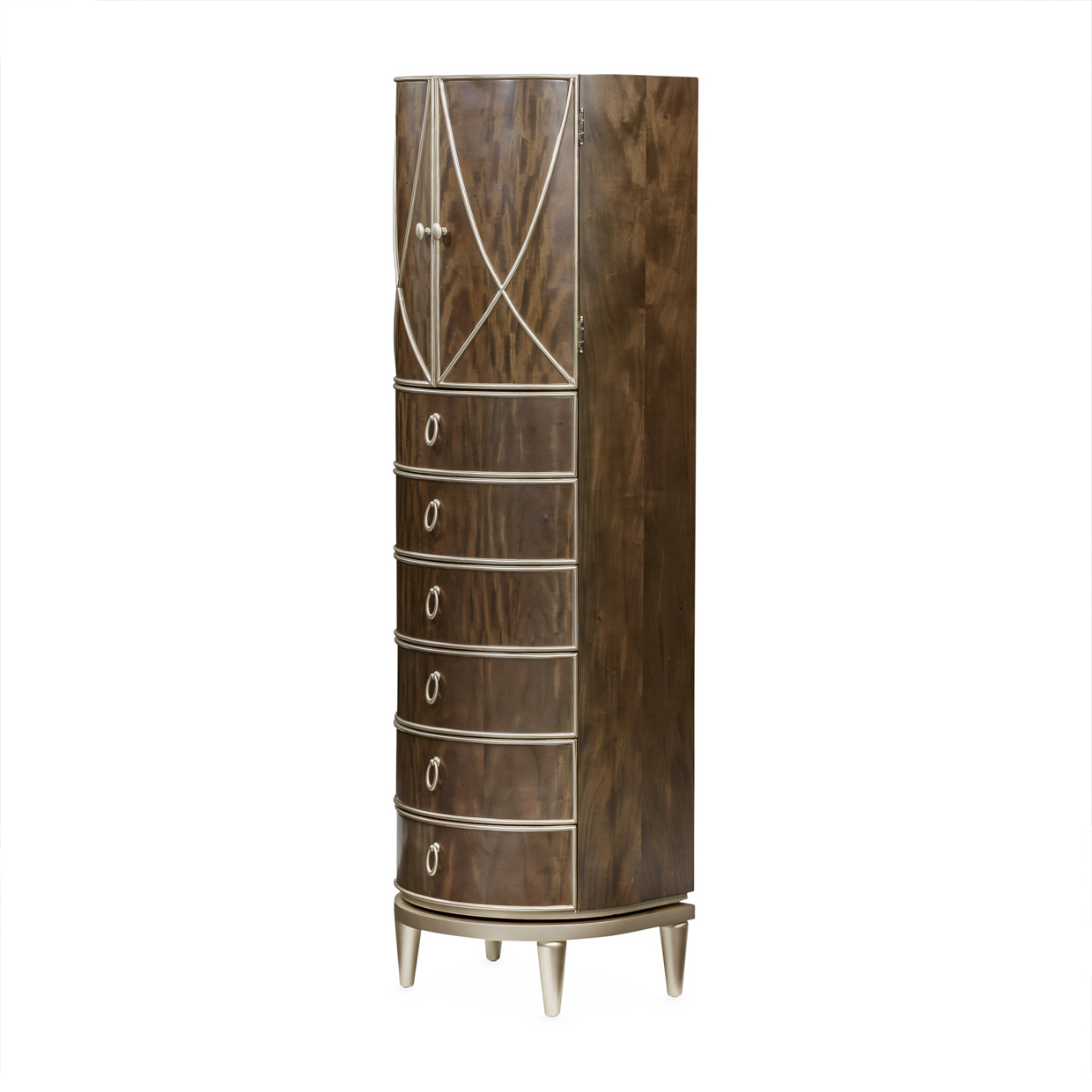 Villa Cherie Hazelnut Bedroom Set - Luxmood Furniture throughout Villa Cherie Display Cabinet - Hazelnut