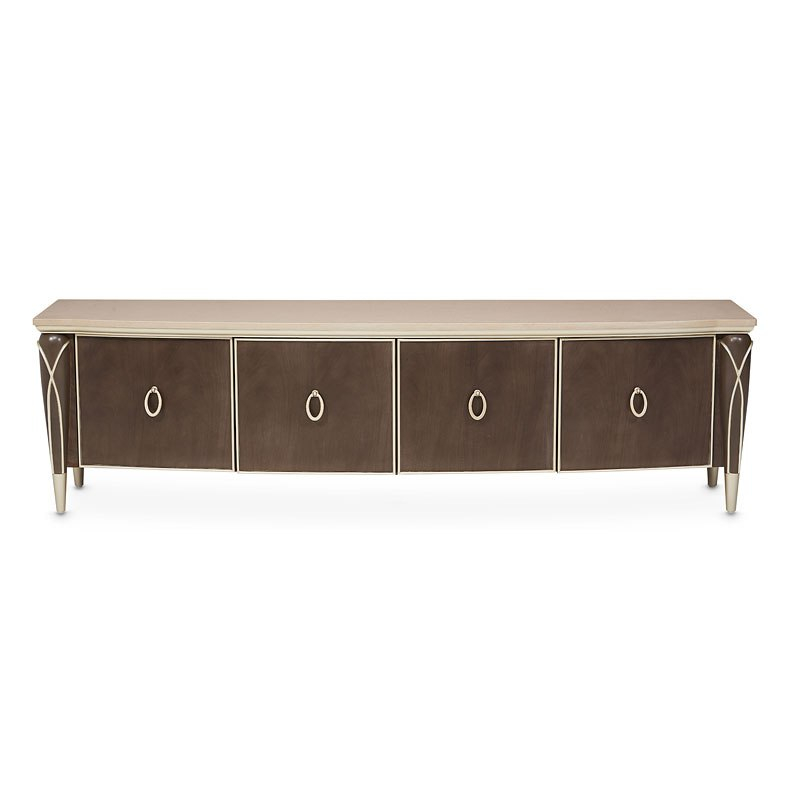 Villa Cherie Hazelnut Media Cabinet Aico Furniture | Furniture Cart regarding How to Style Your Villa Cherie Hazelnut Cabinet for Maximum Visual Impact
