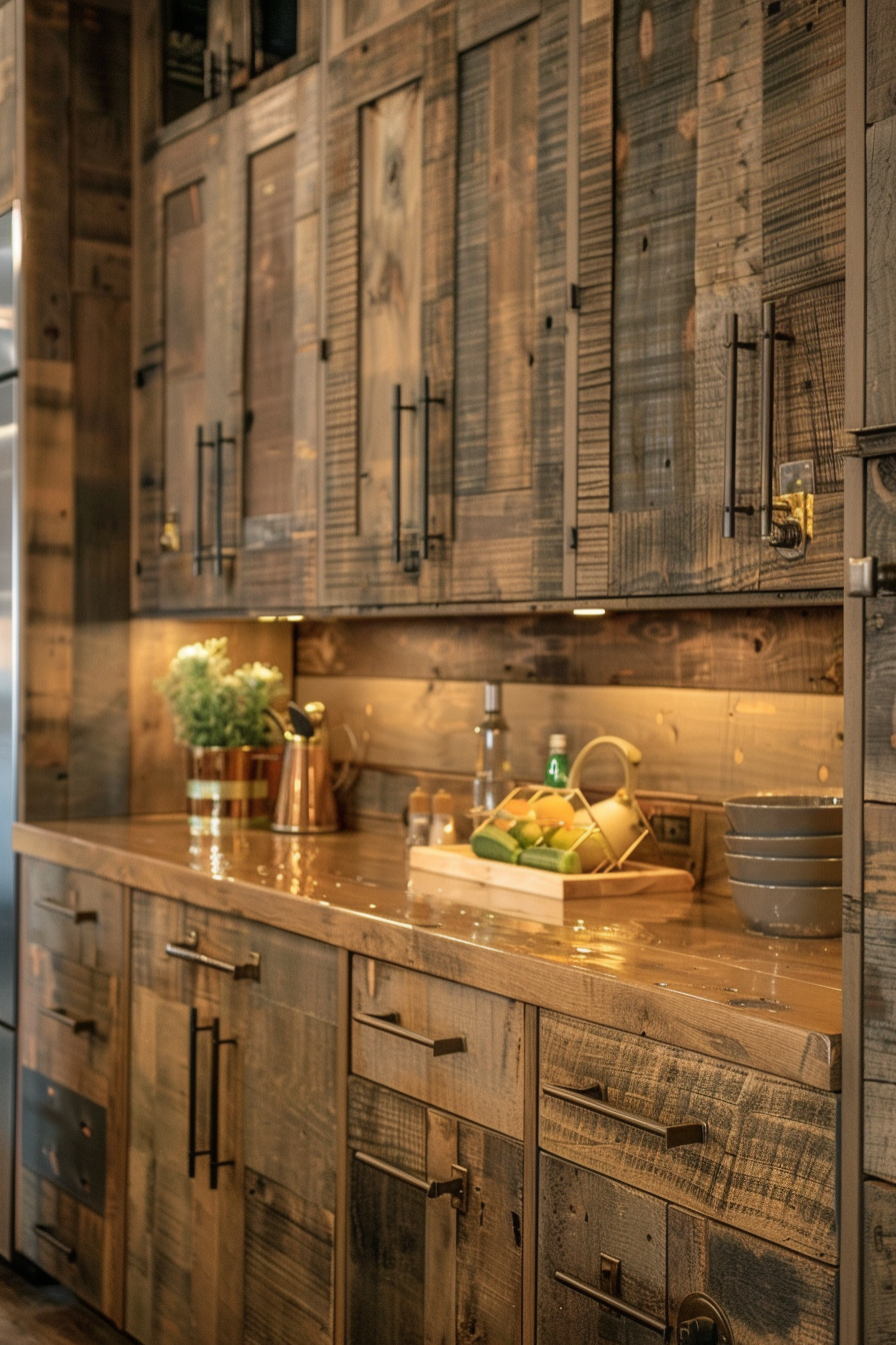 100+ Stylish Farmhouse Kitchen Cabinet Ideas For Large Spaces | Rustic ... for Smart Ways to Style and Organize Your Heirloom Havana Rustic Cabinet