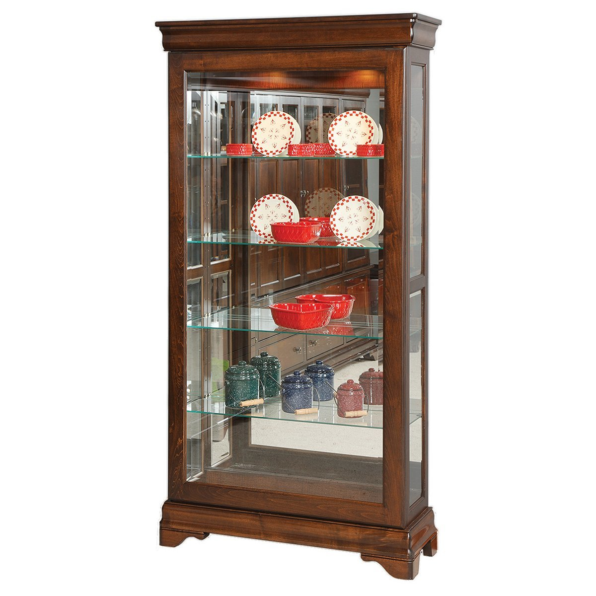 Harrison Sliding Door Curio Cabinet From Dutchcrafters Amish Furniture within Why the Traditional Sliding Door Curio Remains a Collector Favorite in 2026