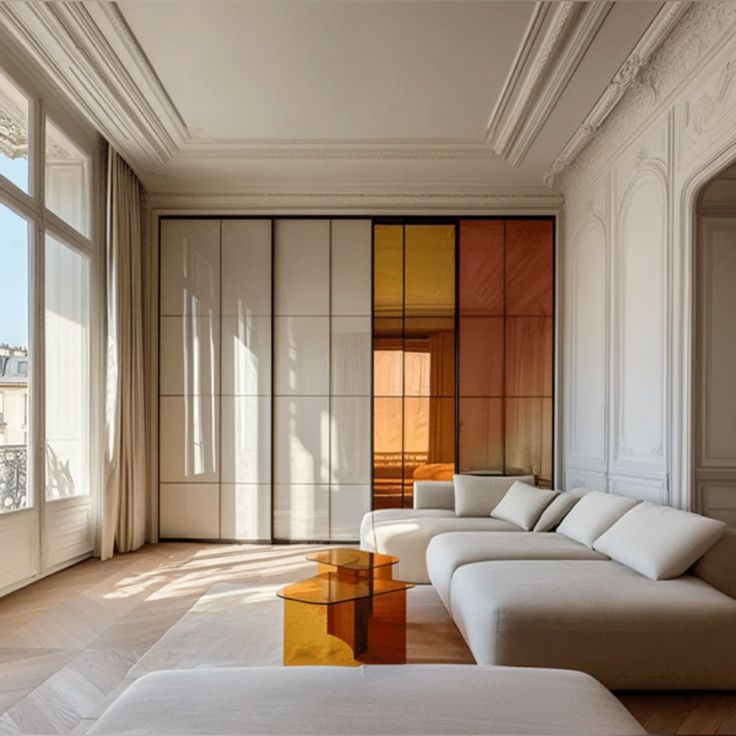 Modern Classic Living Room | Classy Apartment Living Room Designs ... regarding Black Iron And Glass Display Cabinet