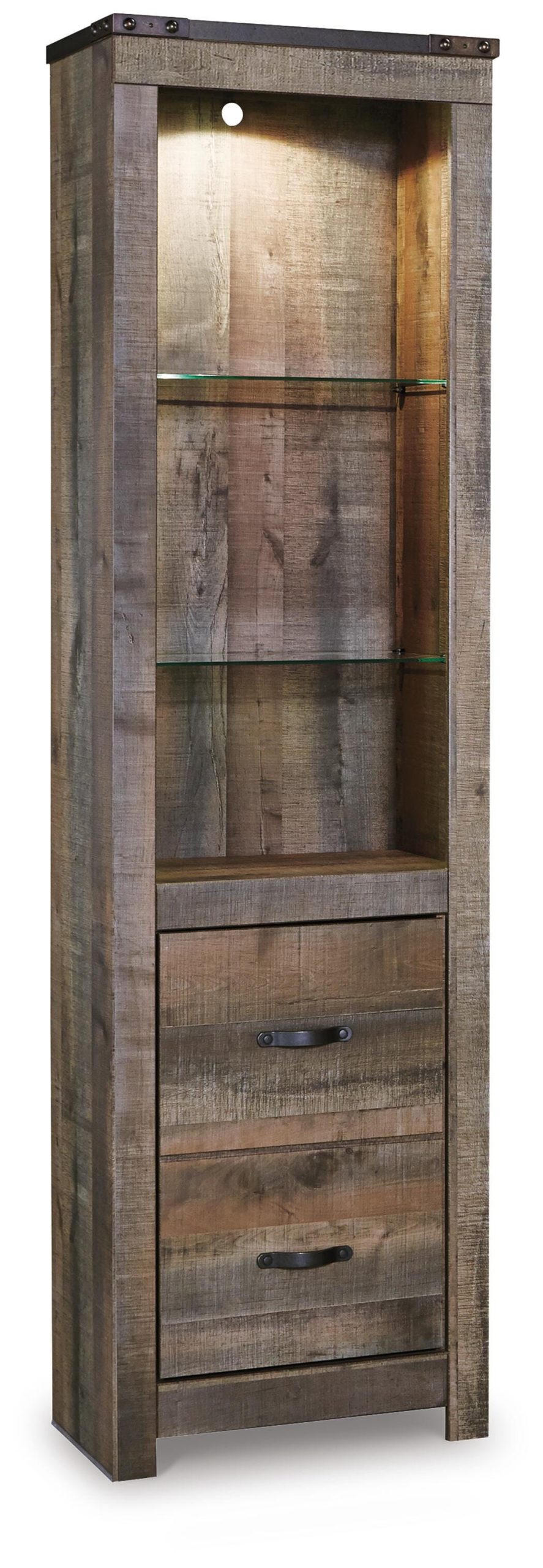 Trinell Pier With Led Lighting | Ashley with Exploring the Craftsmanship Behind the Ashley Furniture Trinell Tall Pier