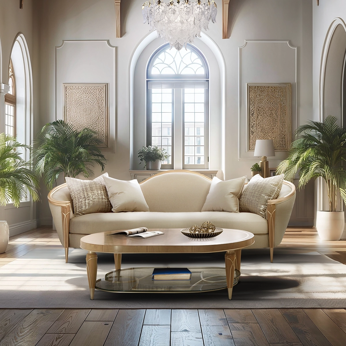 Designing a Curated Interior Space Featuring the Villa Cherie Caramel Cabinet
