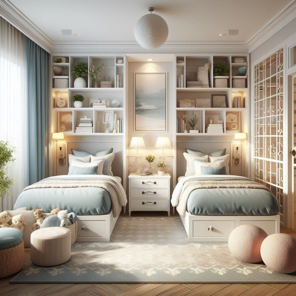 15 Space-Saving Twin Bedroom Ideas For Small Rooms | Small Room With ... with regard to How To Arrange Bedroom Furniture