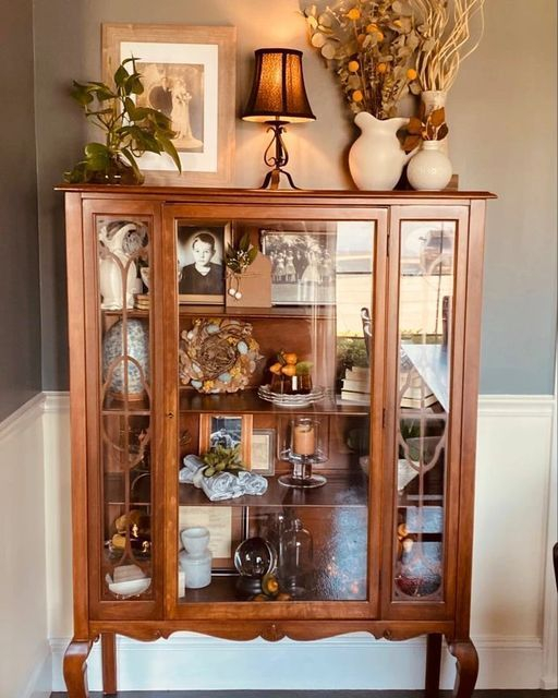 How to Style Your Annewynd Curio Cabinet to Showcase Family Heirlooms