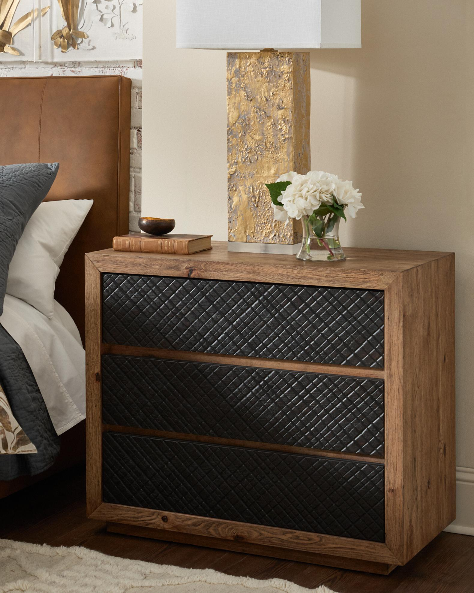 Hooker Furniture Big Sky Three-Drawer Chest | Neiman Marcus intended for Why the Hooker Furniture Big Sky 3 Drawer Chest Brings Authentic Wilderness Texture Indoors