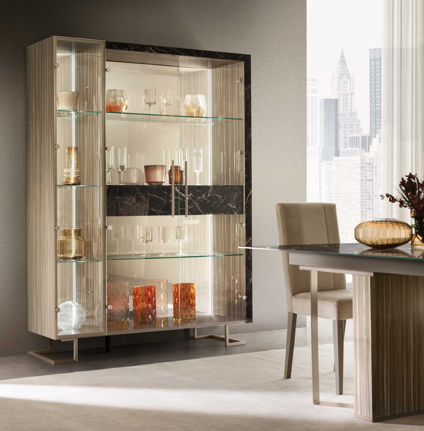 Modern Curio Cabinet Ideas | Cabinets Matttroy with What modern interiors get right when styling curio cabinets for collectibles and heirlooms