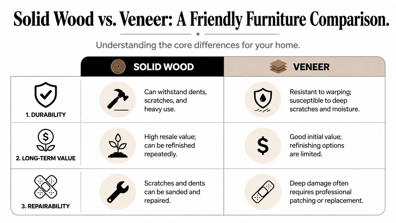 Solid Wood Furniture Vs Veneer: A Family Guide throughout Why your living room needs solid wood if you want it to age gracefully
